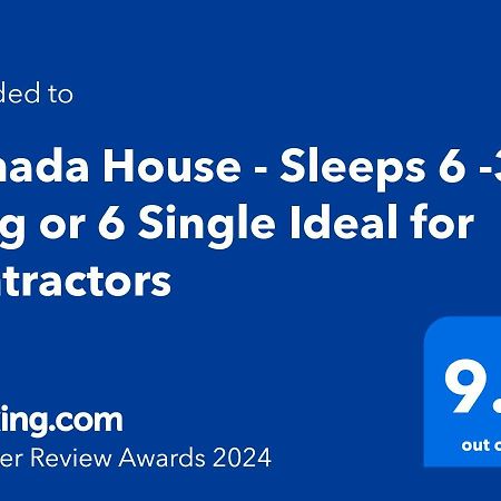 Canada House - Sleeps 6 -3 King Or 6 Single Ideal For Contractors Warrington Exteriér fotografie
